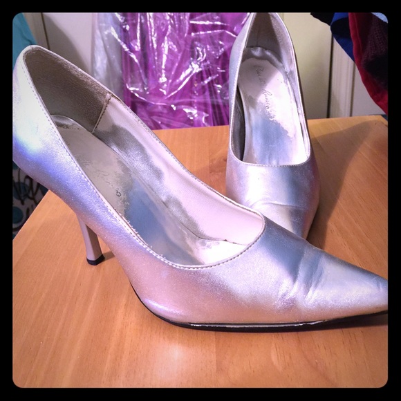 Silver Charlotte Russe shoes size 8