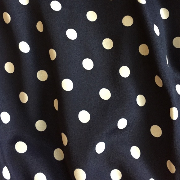 Navy and white polka dot tank - Picture 3 of 4