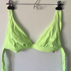 VS Neon Triangle Bikini Top - L💚💙