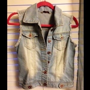Denim jacket.