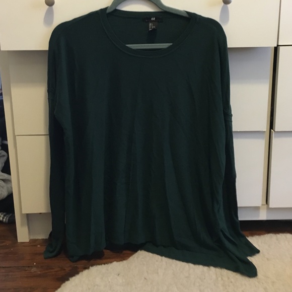 H&M emerald green sweater