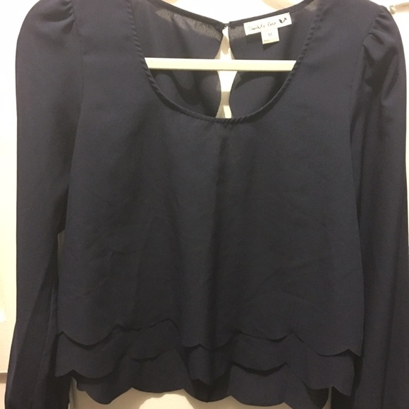 Anthropologie style backless blouse