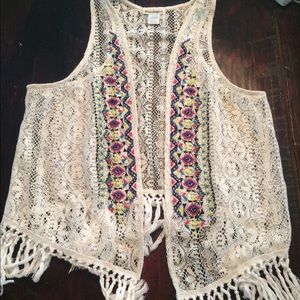 Cute lace vest