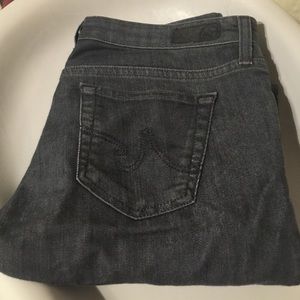 Dark Grey 'the Stevie slim straight' AG jeans