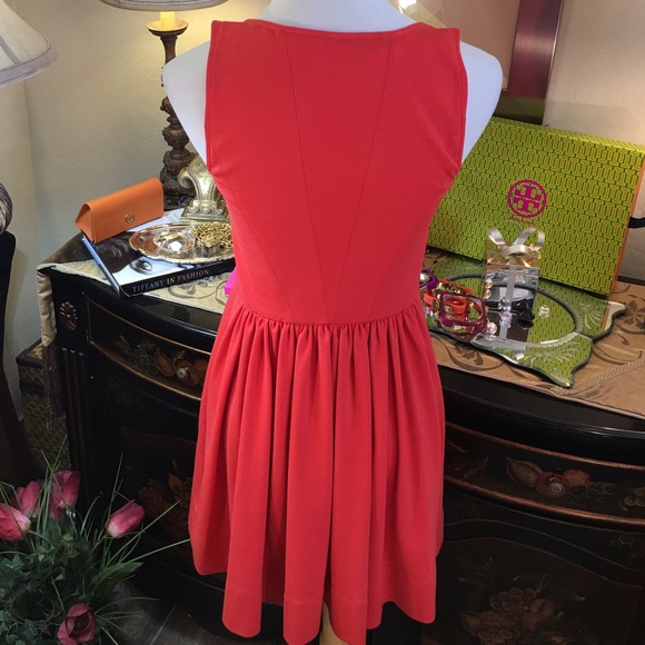 Rebecca Taylor Orange Knit Tank Dress - Picture 3 of 4