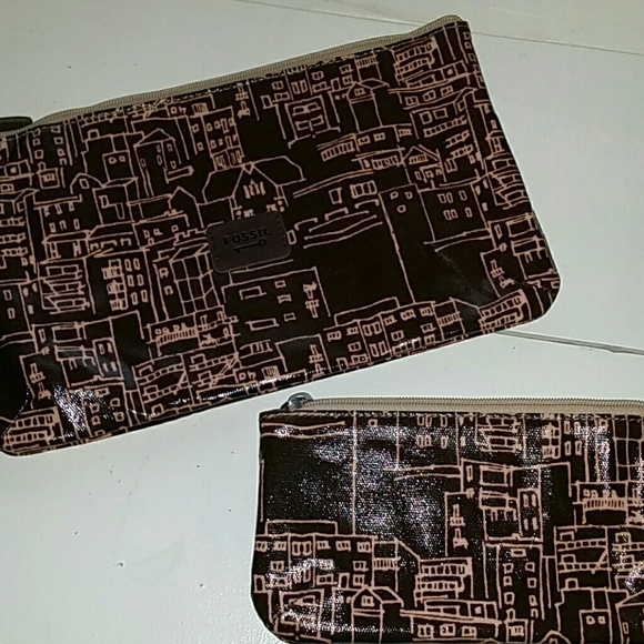 Fossil zip up bag