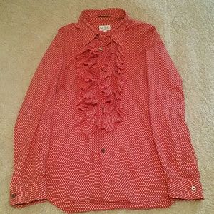Paul Smith London Women Red Polka dot Shirt L