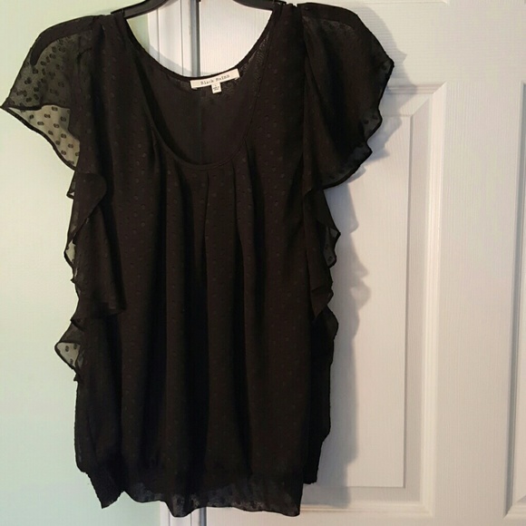 Black sheer top