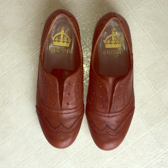 Brown Vintage Oxfords