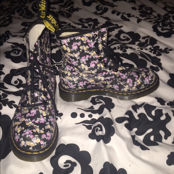 Floral Dr. Martens