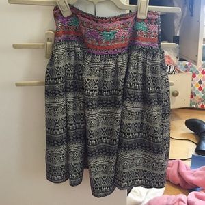 Patterned skirt