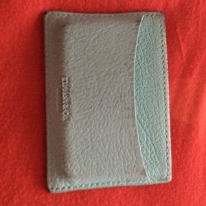 Tiffany 1837 genuine leather card wallet