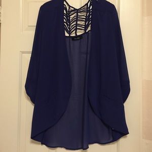 Cardigan with Cage Detail