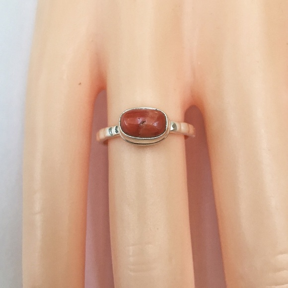 Coral Sterling silver ring - Picture 2 of 4