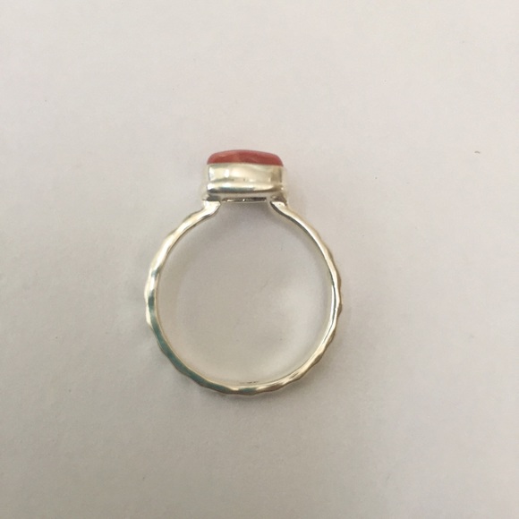 Coral Sterling silver ring - Picture 3 of 4