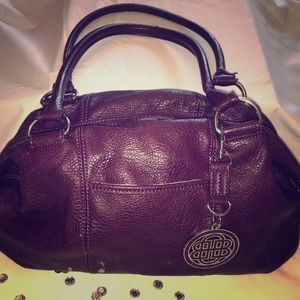 Dana Buchman purple shoulder bag