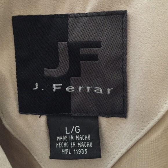 Father's Day! J Ferrar suede cream men's jacket - Picture 2 of 2