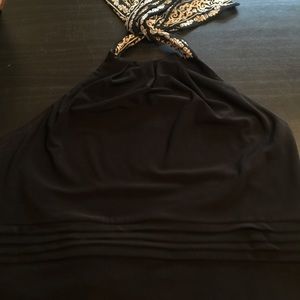 White house Black Market dressy black tank.