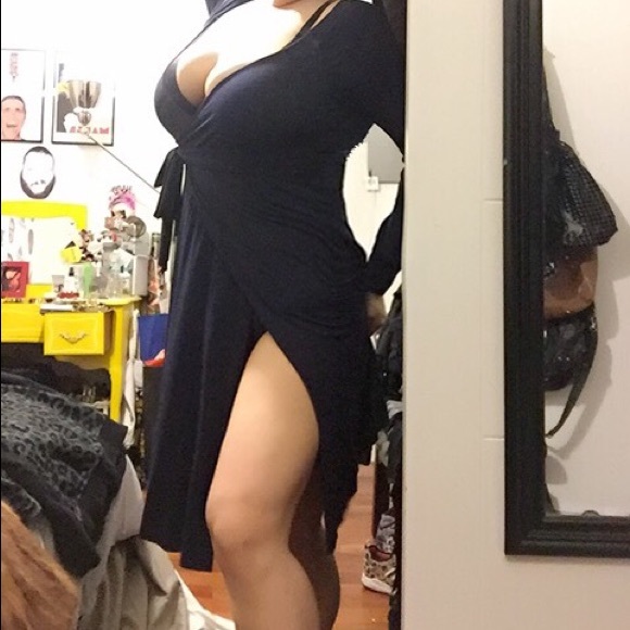 Navy Tango Wrap Dress