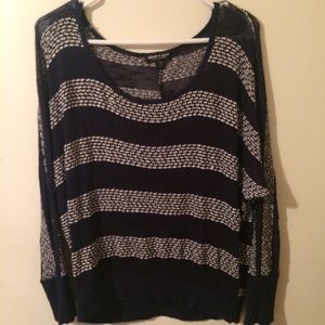 Blue and White striped shirt