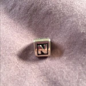 Pandora charm N initial