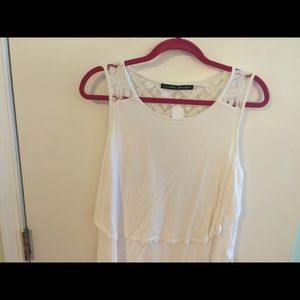 Never worn Ivanka Trump off white tank top