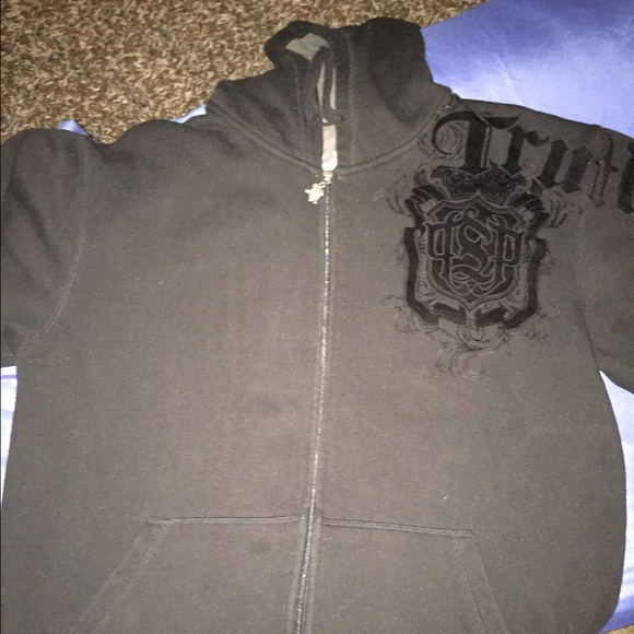 Men's zip up hooded sweatshirt