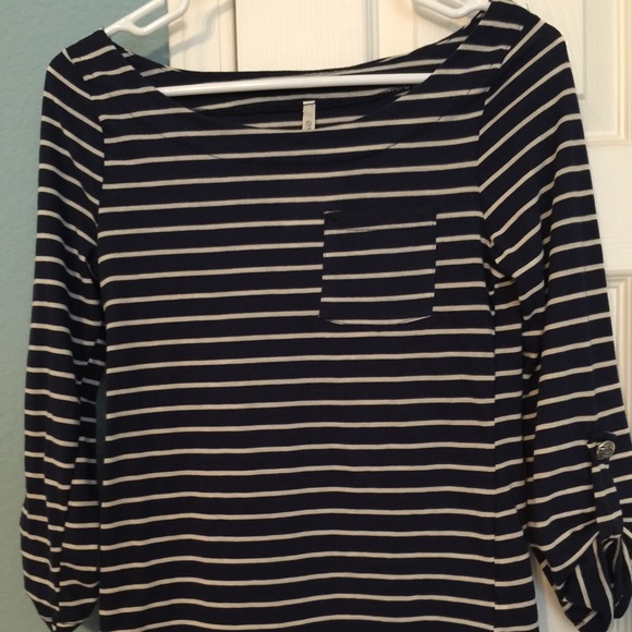Striped Boatneck Tee
