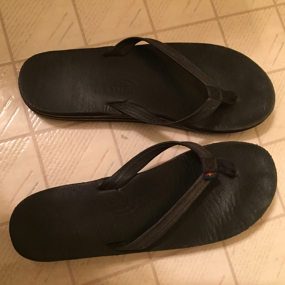 Black leather rainbows (arch-support kind)