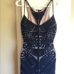 HERVE LEGER BODYCON BLACK/COMB LIMITED EDITION