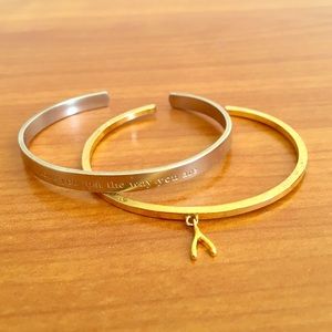 Anthropologie bracelets (set of 2)