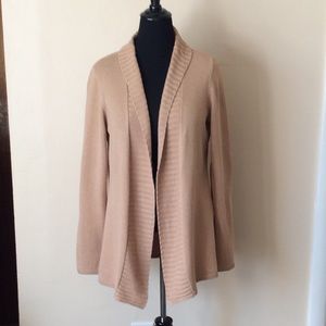 Nautica long tan sweater large