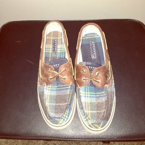 Plaid Sperry's- LIKE NEW