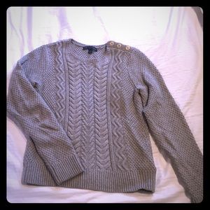 Gray Brooks Brothers sweater