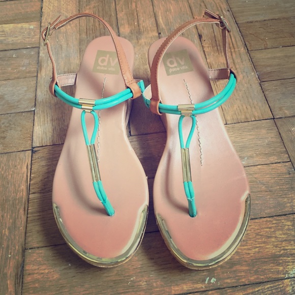 Dolce Vita Cork Wedge Sandals