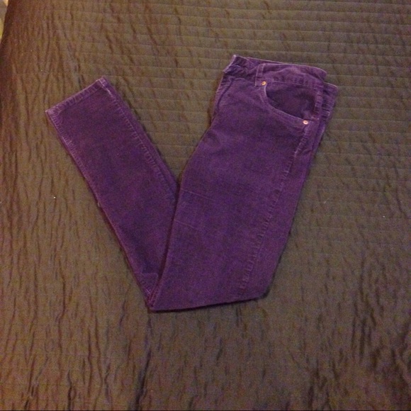 Purple Corduroy pants!
