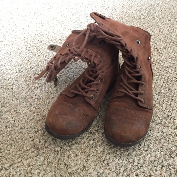 Brown Combat Boots/ankle boots