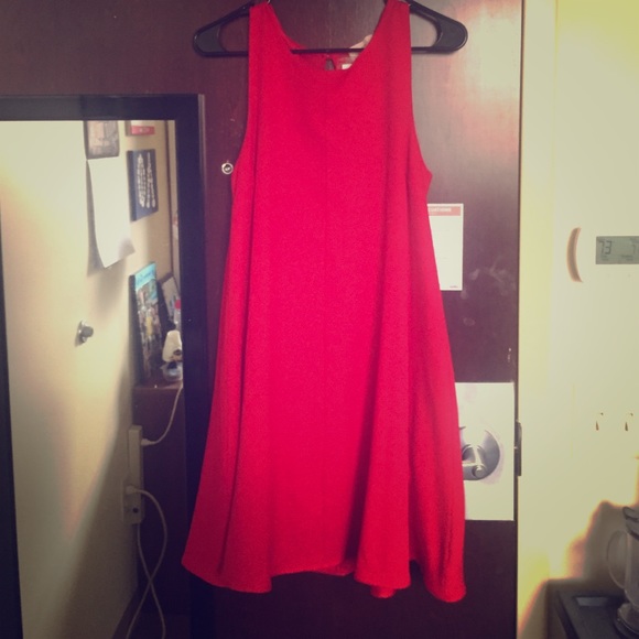 Red everly dress