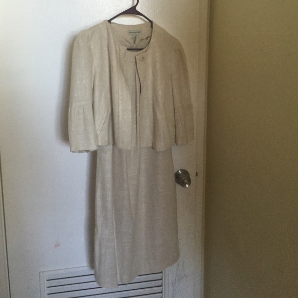 Banana Republic Beige dress with matching jacket
