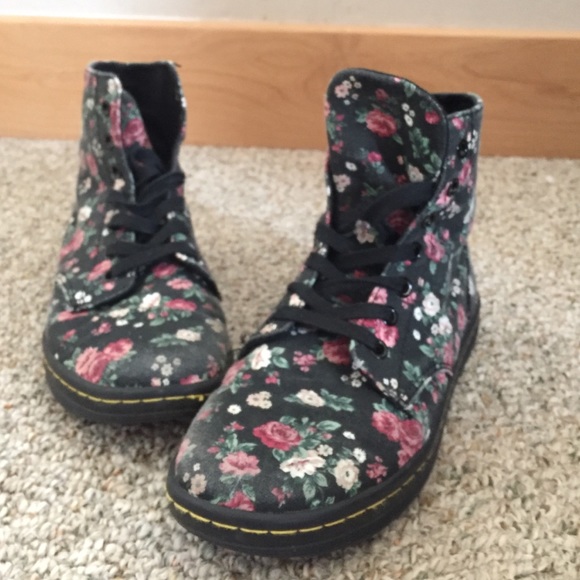 Floral Doc Martins