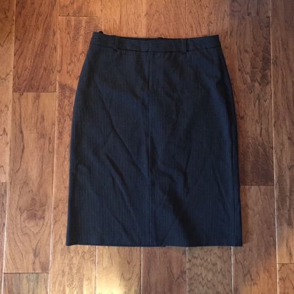 GAP Pinstripe Pencil Skirt