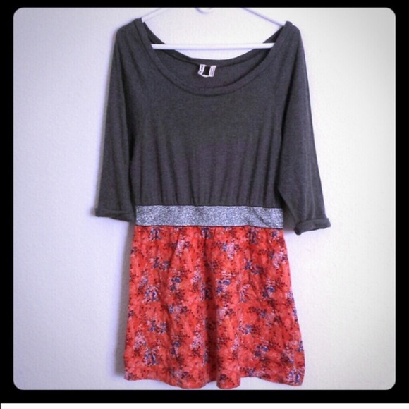 Free people spring tunic dress sz 10!