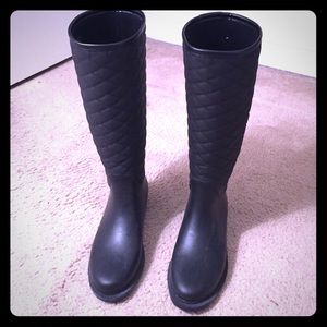 Quilted Rain and Snow Boots