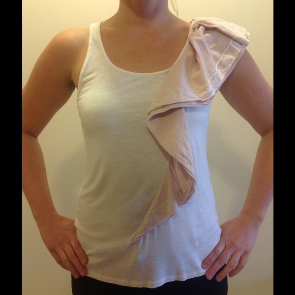 Anthropologie ruffle tank.