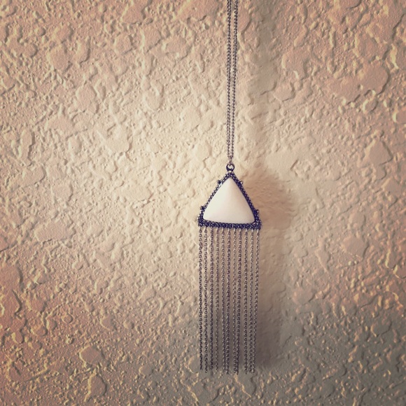 Marble Triangle Necklace