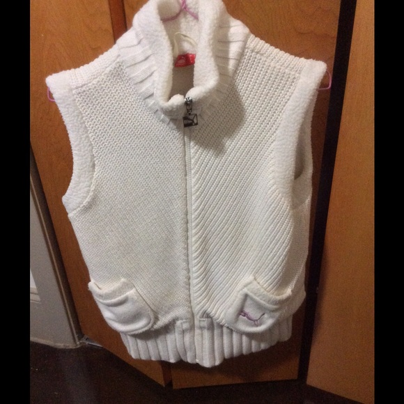 Puma fleece lined sleeveless jacket