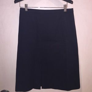 Jcrew Navy Blue Skirt