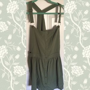 Asos Pinafore Overall Dress