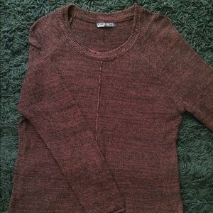 Maroon crew neck sweater