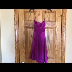 Aidan Mattox jewel tone cocktail dress